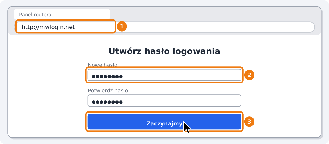 Krok 2: Otwórz panel routera w przeglądarce